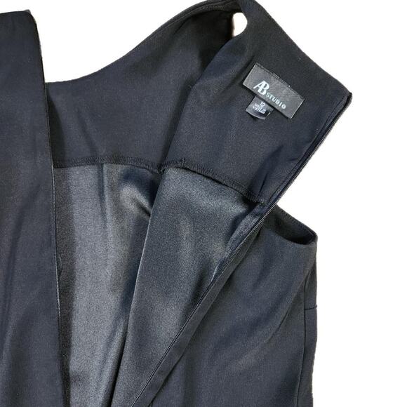 AB STUDIO LITTLE BLACK DRESS OFFICEWEAR BUSINESS GOTH - Picture 3 of 4